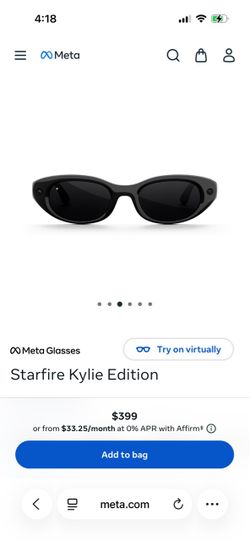 Meta Glasses Starfire Kylie Edition