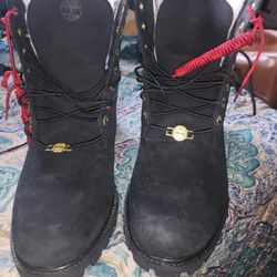 Timberland Boots Black Gold New Size 11.5