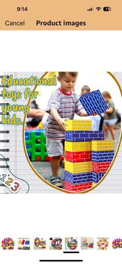 Cardboard Building Blocks Kids Toys