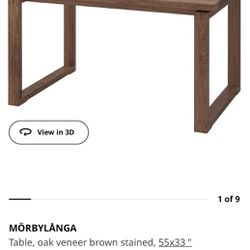 Dining tables IKEA Oak MÖRBYLÅNGA