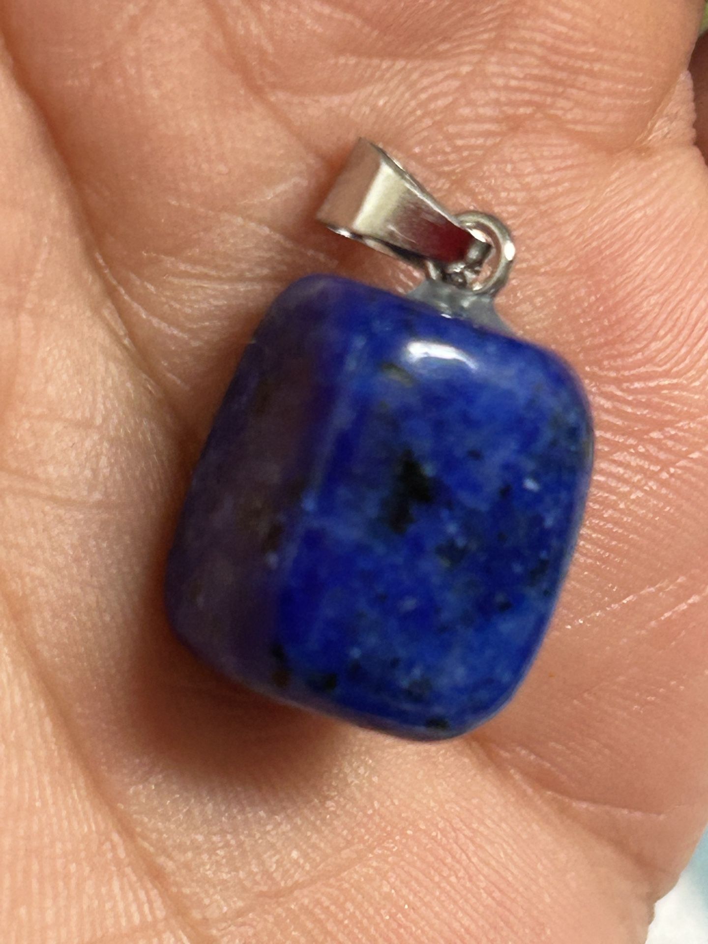 Lapis lazuli Charm Pendant For Necklace