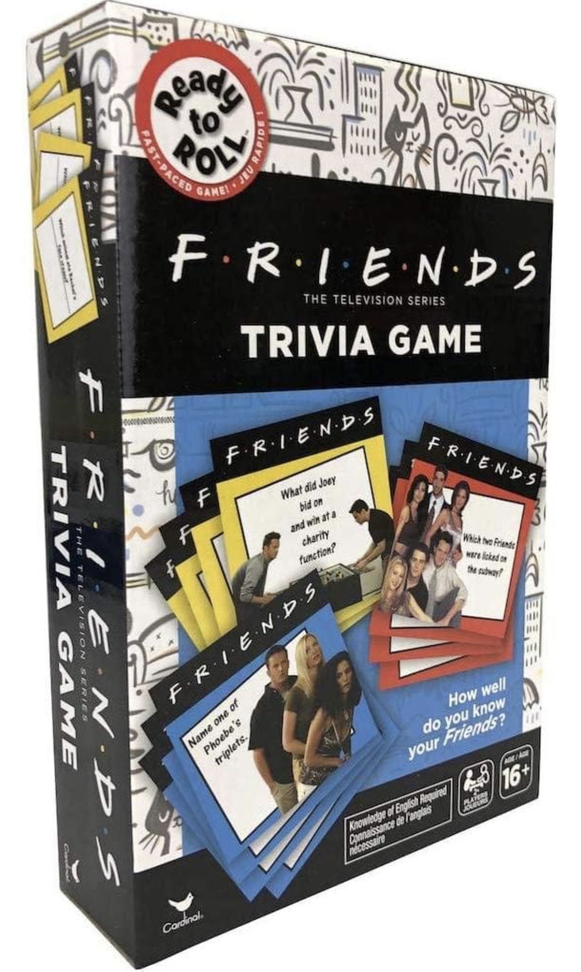 Cardinal F.R.I.E.N.D.S. The Television Series Trivia Game - 2 Or More Players Ages 16 and Up