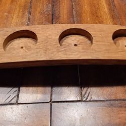 Wine Barrel Stave Candle Holder