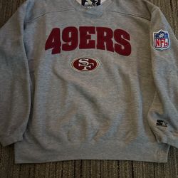 Vintage Starter San Francisco 49ers Sweatshirt Crewneck L Mens NFL