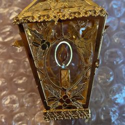 Victorian Lantern Danbury Mint 23k Gold Ornament 