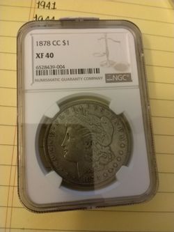 Morgan silver dollar