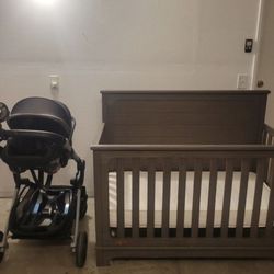 Baby Bed/crib & Baby Car Seat & Stroller