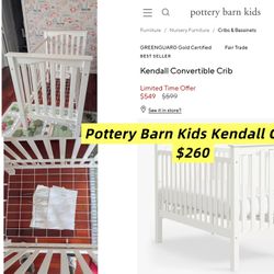 Pottery Barn Kids Kendall Crib
