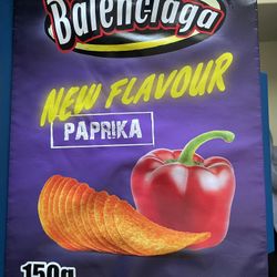Balenciaga Full Size Paprika Chips Bag 