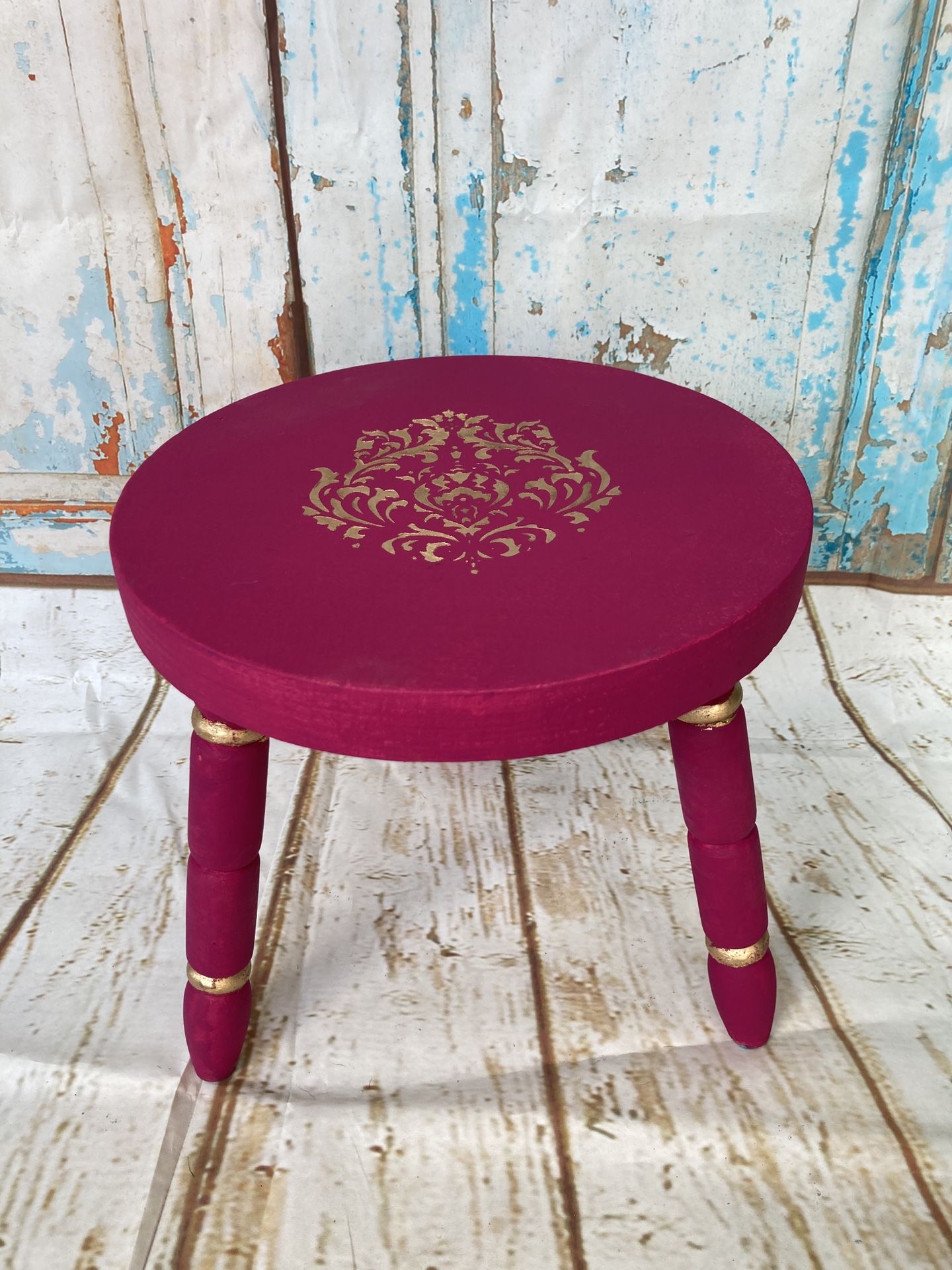Hot Pink Small Stool
