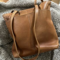 J JILL Tan Leather Handbag - Used