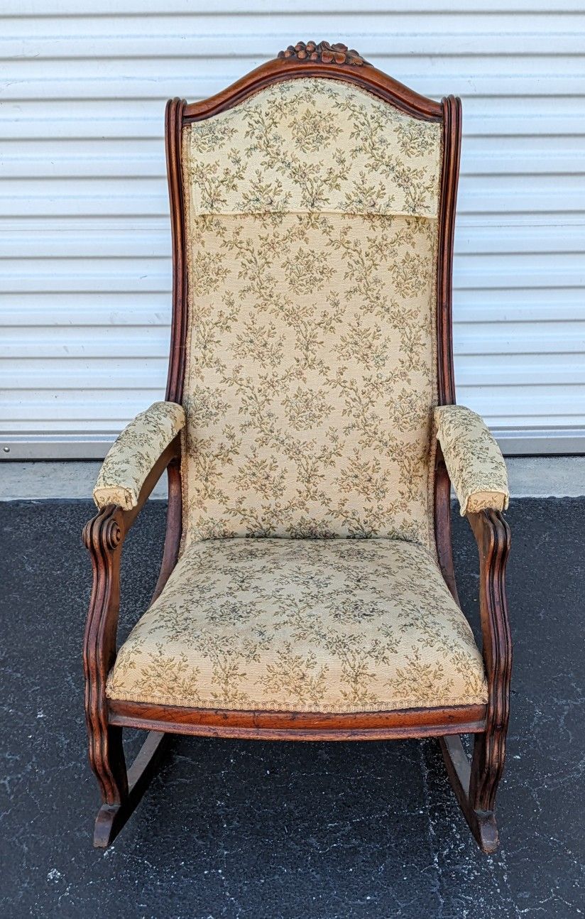 Antique Victorian Rocking Chair 