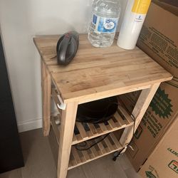 Wooden Kitchen Cart Shelf