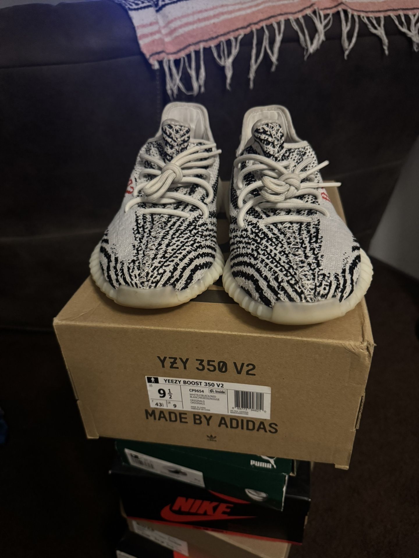 Adidas Yeezy “Zebra “