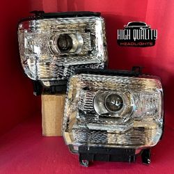 Gmc Sierra 2014. 2018 Headlights.