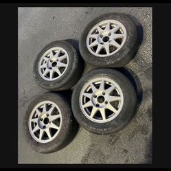 4 - 185/60r14 4x4.5 4x114.3 Stock Nissan Sentra 240sx Accord Wheels Rims Tires!!!!!!!