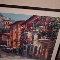 LARGE GLASS PICTURE