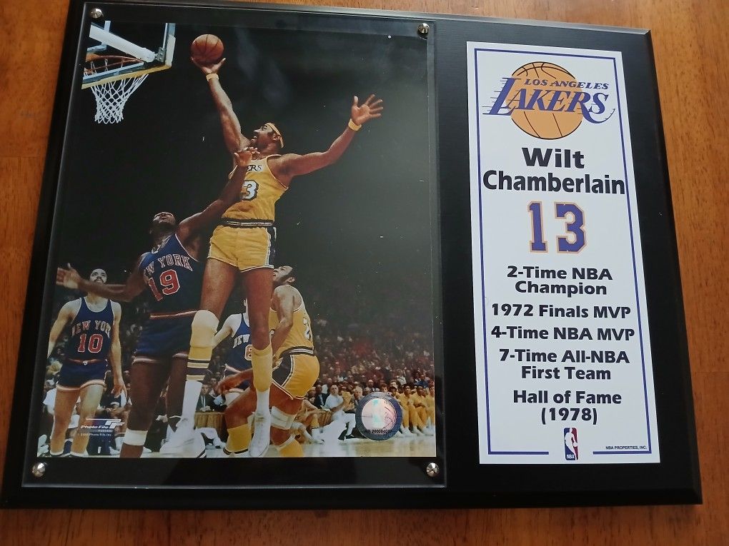 Wilt Chamberlain Plaque