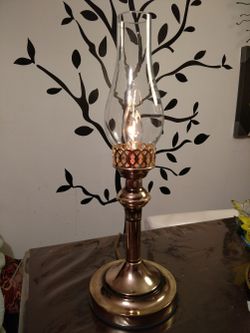 Vintage Brass Touch Lamp