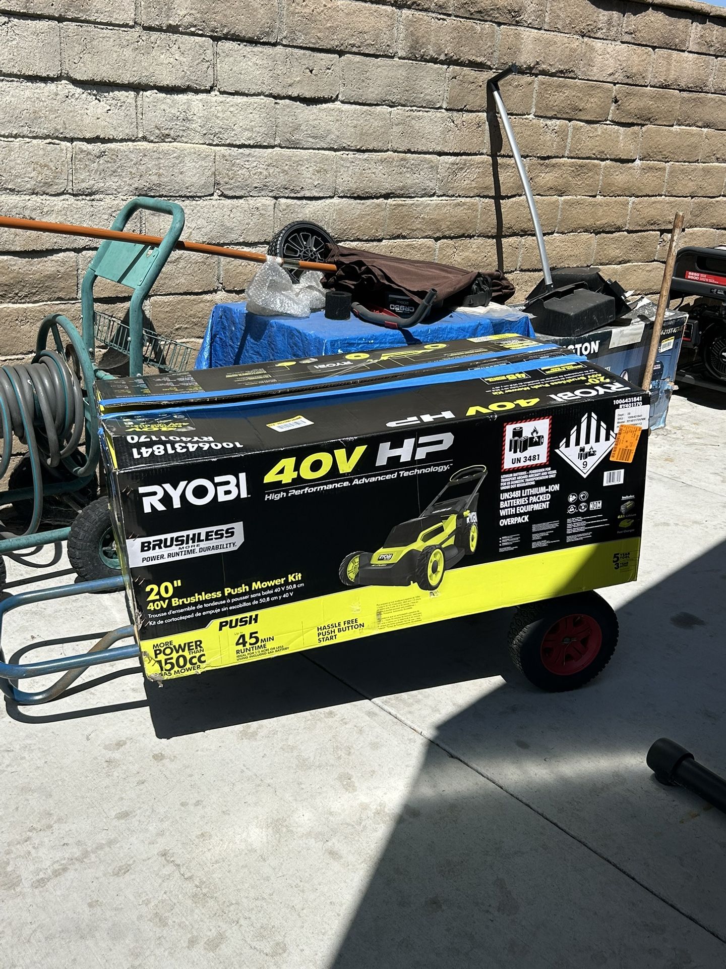 RYOBI 40V HP 20 in. Cordless Push Lawn Mower