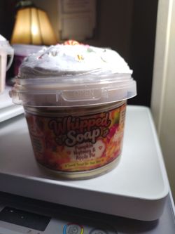 Whipped soap pumpkin nutmeg and apple pie