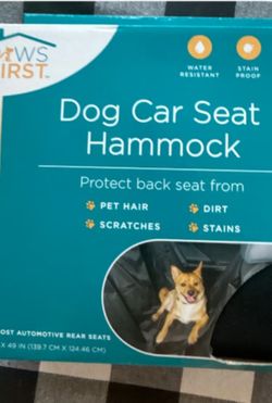 *New* Paws First Dog Car Seat Hammock