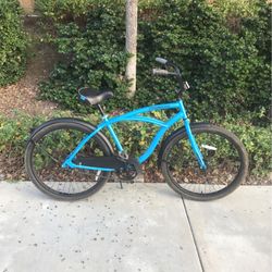 26” Huffy Cranbrook Men’s Blue Beach Cruiser 