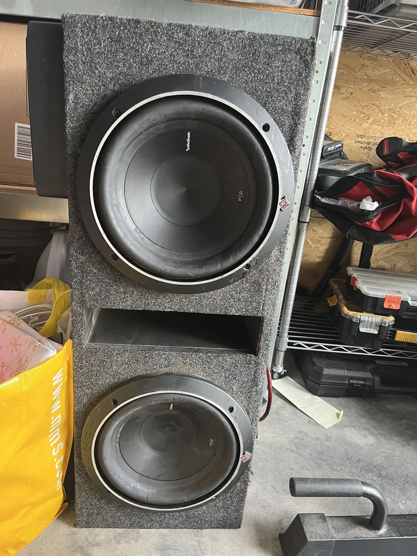 Subs With Box And Monoblock Amp 