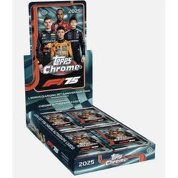 2025 Topps Chrome F1 Hobby Box
