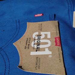 LEVI'S 501 ......38X32 ROYAL BLUE