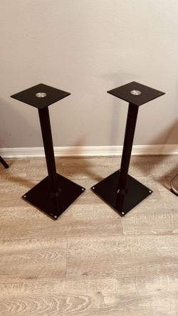 2 x Glass Speaker Stand.