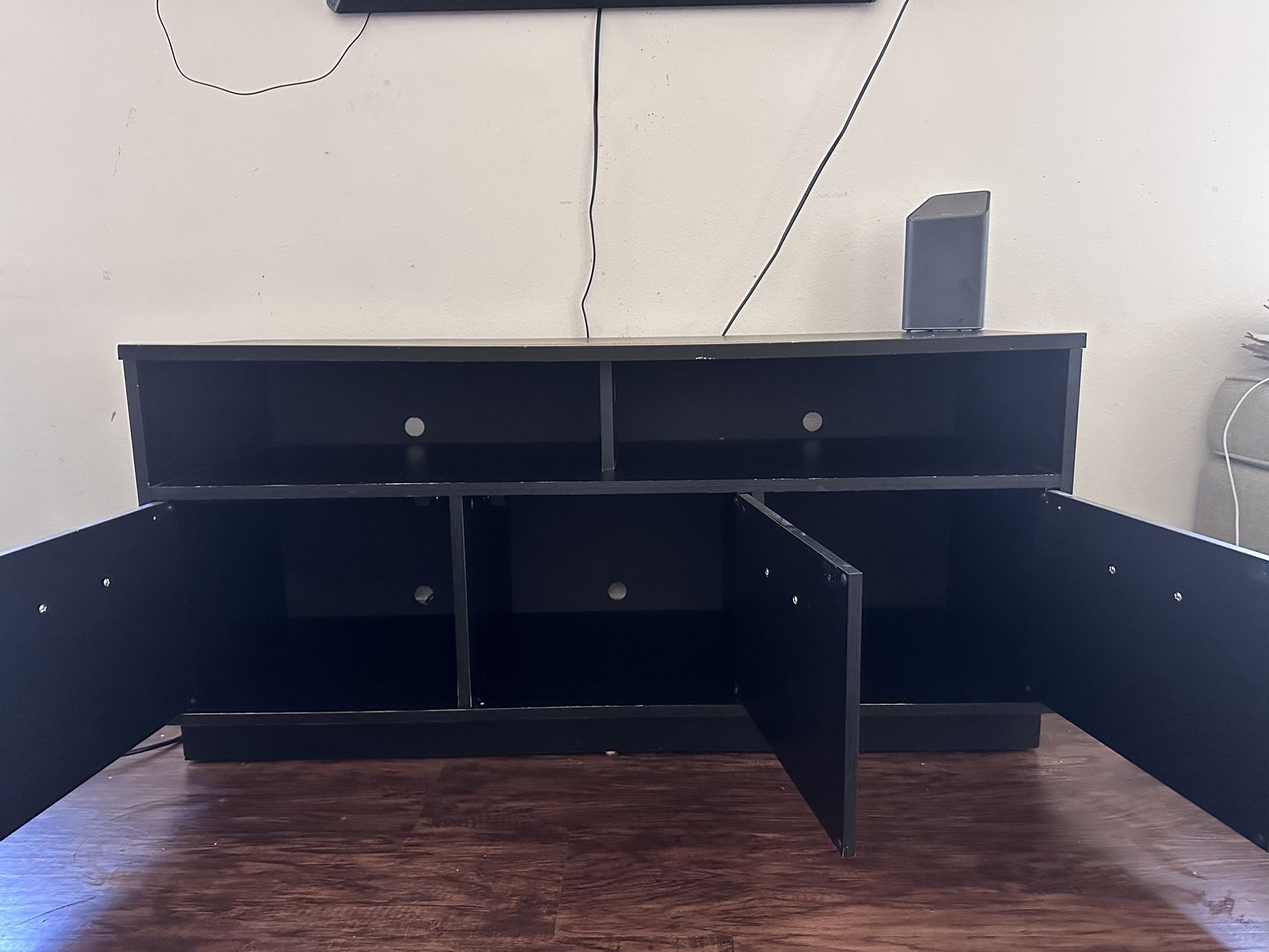 Black TV Stand