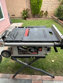 Craftsman 10 inch table saw 15 amp