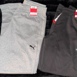 Men’s PUMA lightweight Sweatpants Size MEDIUM GREY AVAILABLE