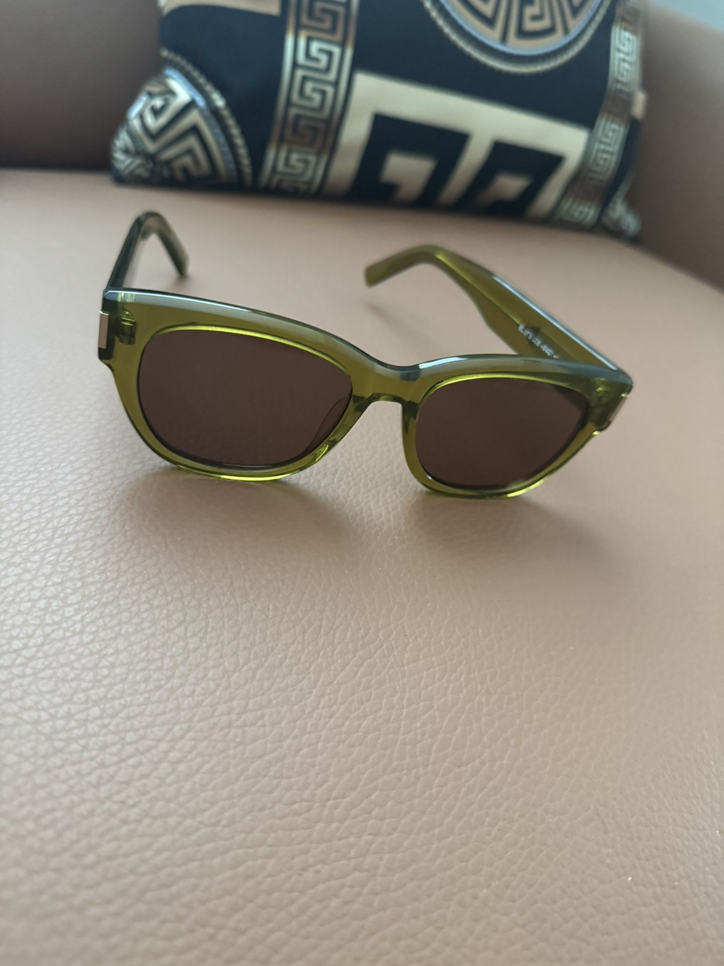 Saint Lauren Green Sunglasses