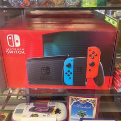 Nintendo Switch Neon New 