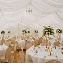 Draping Canopy Tables Chairs