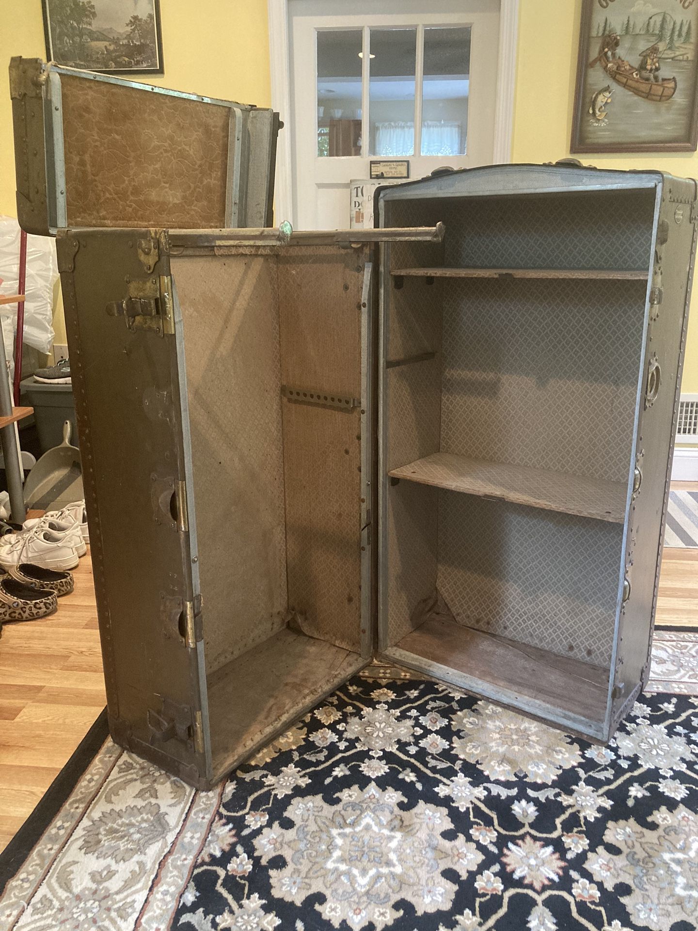 Antique Wonderrobe wardrobe trunk
