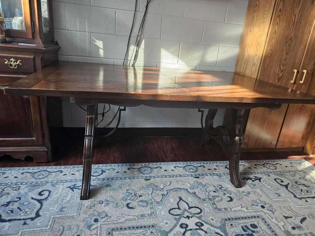 Dining Table Oak With Extention