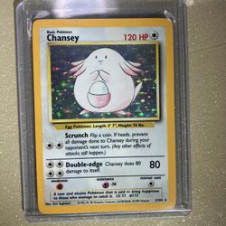 Pokemon Cards Chansey Base Set 3/102 NM