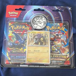 Two pack blister phantasma flames and make a evolution raikou