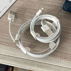 Set Of 2 Apple Lightning Chargers. Brand New