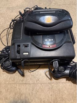 Rare sega cd model 1 genesis video game console system bundle 32x