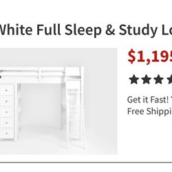 Luca sleep and study Loft Bed