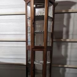 Mirrored   Curio Cabinet/Display Case