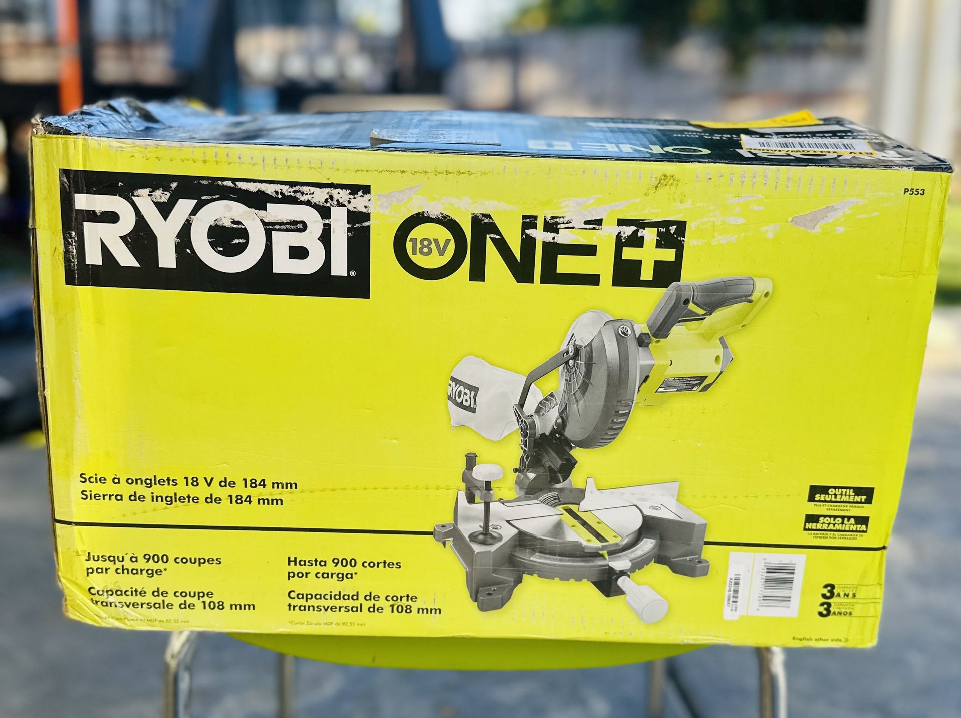 RYOBI ONE+ 18V Cordless 7-1/4 in. Compound Miter Saw for Sale in  Sacramento, CA OfferUp