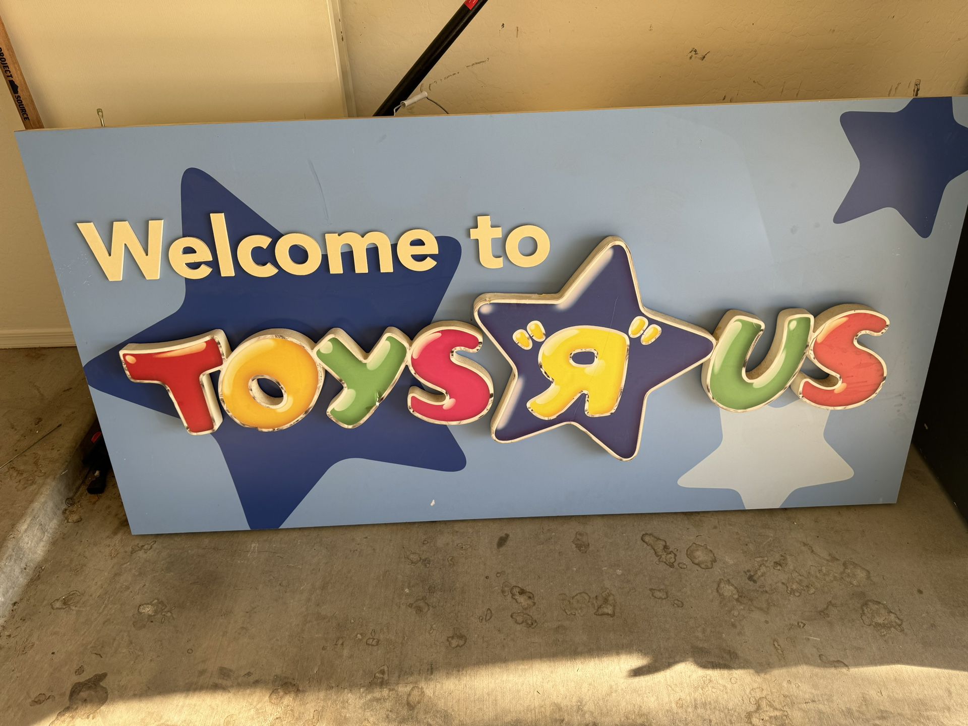 Big TOYS R US double Sided Sign 