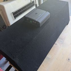 Dual PIONEER 12” 1,500W max  shallow mount subs in box