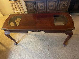 Solid Wood Entry Table 