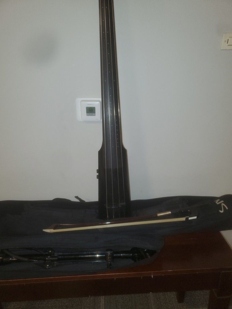 NS Design WAV 4-string Electric Upright Bass - Black